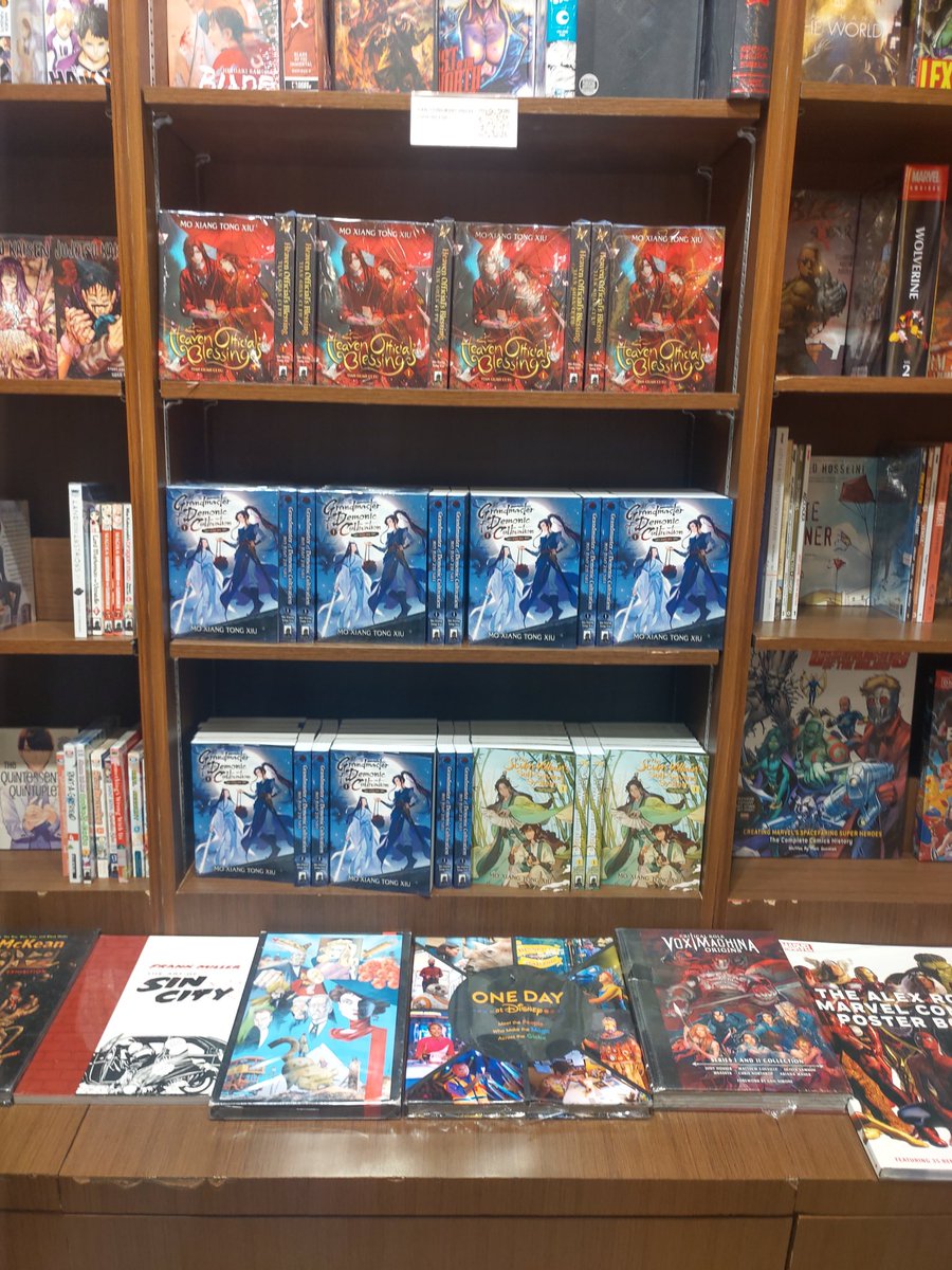 @gomanga @_FullyBooked #mxtxbkstore #SevenSeasDanmei
MXTX books spotted on Fully Booked Gateway Cubao!