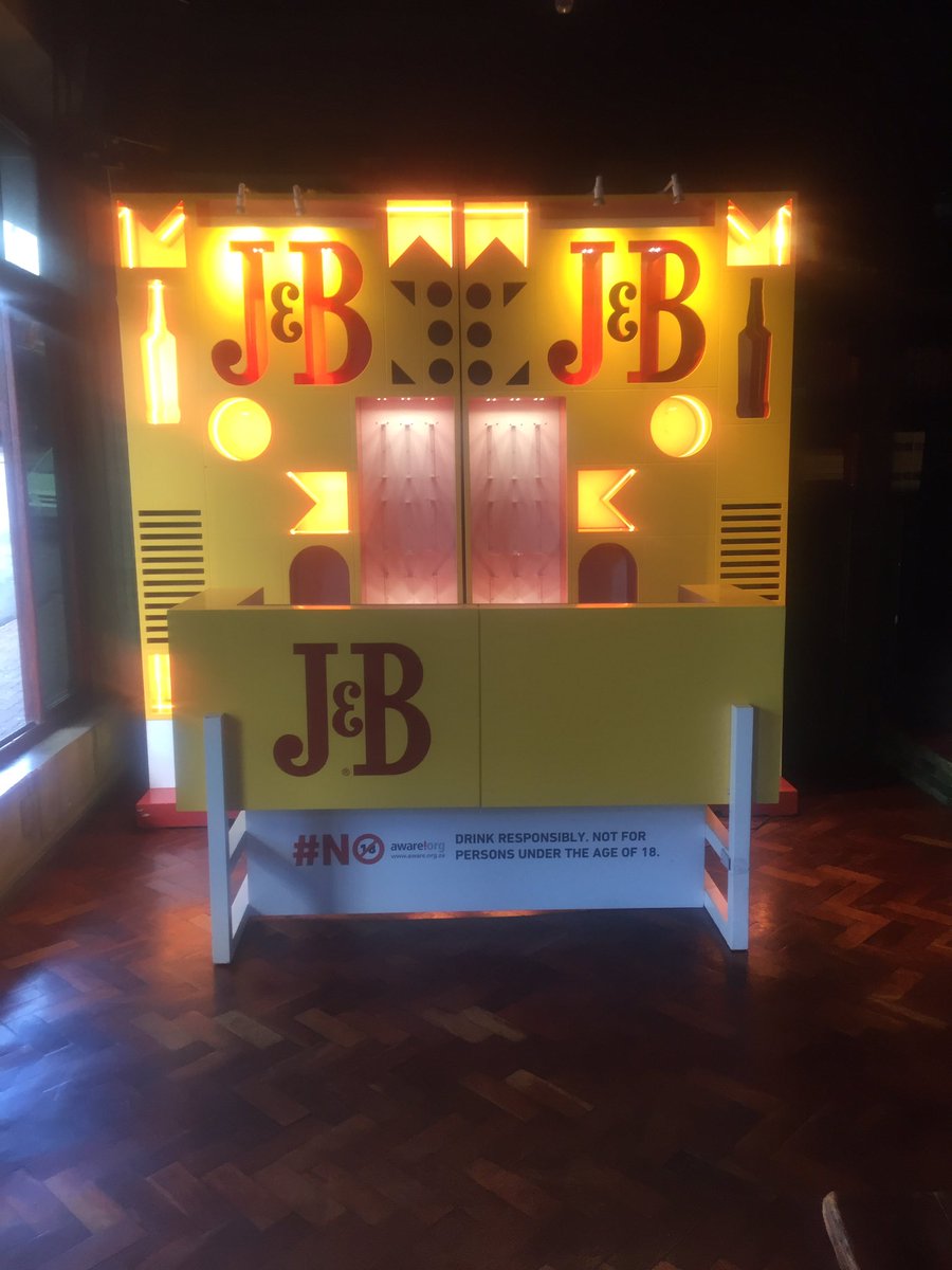 We also have a J&amp;B activation, you can win yourself a hamper, pull through 💃🏾🕺🏾