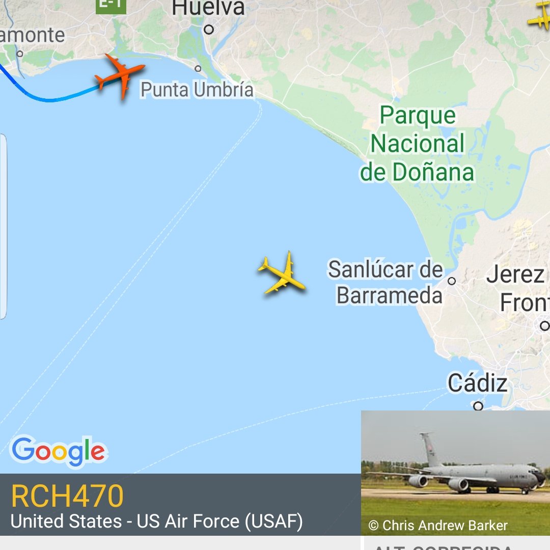 🇺🇸 #USAF 2× KC-135R Stratotanker 59-1492 del #909thARS a punto de aterrizar en #Rota y el 60-0320 del #63rdARS lo haré en unos minutos. Ambos proceden desde #Fairchild #Washington #USA