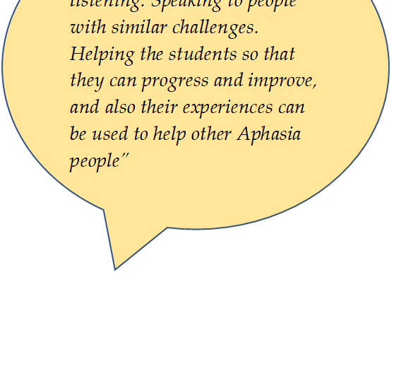 AphasiaIcafe's tweet photo. What does the Aphasia iCafe mean to you?- A perspective from one of our participants #aphasiaawareness #sharedwithconsent https://t.co/U6MomyoR95
