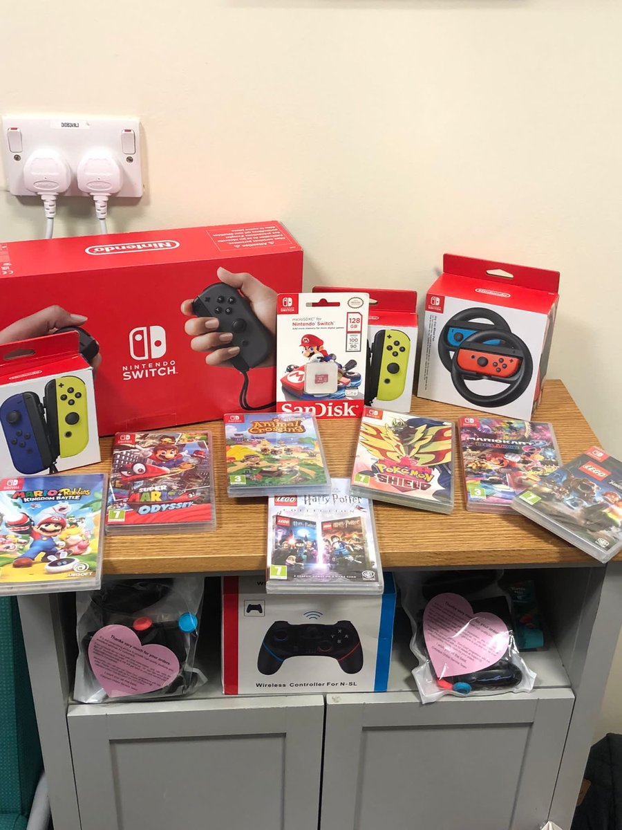 Such a generous donation to ward 83 from @bilalc93 and ⁦<a href="/amirahseedat/">A M I R A H ˚♡</a>⁩. Our patients are going to love playing all these games. Thank you so much 😊 ⁦<a href="/RMCHosp/">RMCHosp</a>⁩ ⁦<a href="/MFTnhs/">MFT NHS</a>⁩ ⁦<a href="/MFT_PatientExp/">Patient Experience</a>⁩