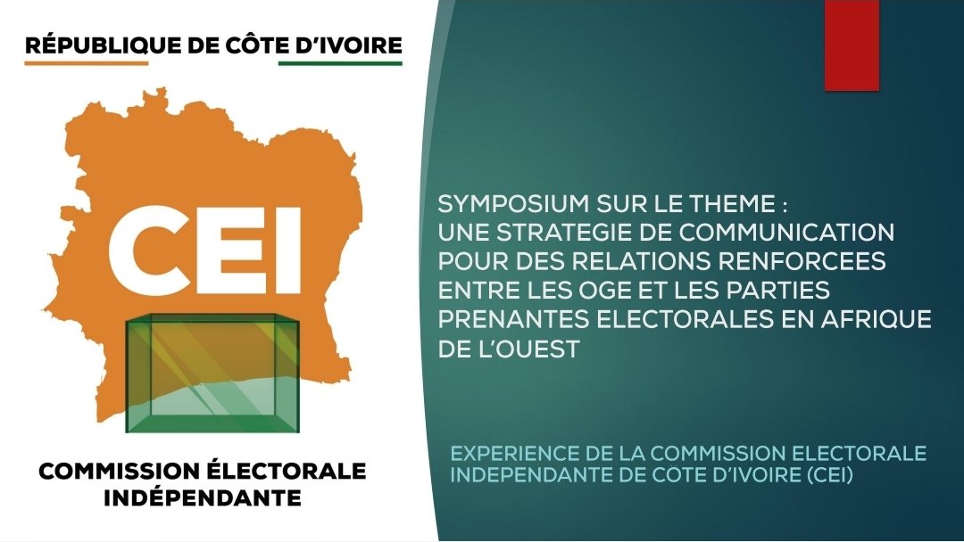 La #CEI participe à la 7ème Assemblée Générale Bienniale de la #RESAO  à Accra du 13 au 15 Dec 2021. Une rencontre sur le partage d'expérience des différentes OGE
<a href="/econec_resao/">ECONEC RESAO</a> #Team233 @OSIWA1 <a href="/PnudNiger/">PNUD Niger</a> <a href="/CENI_Niger/">CENI Niger</a> <a href="/CENI_MALI/">CENI du MALI</a> <a href="/ECESeu/">European Centre for Electoral Support (ECES)</a> <a href="/Cenabenin_info/">CENA BÉNIN</a> <a href="/inecnigeria/">INEC Nigeria</a> <a href="/ecowas_cedeao/">Ecowas - Cedeao</a>