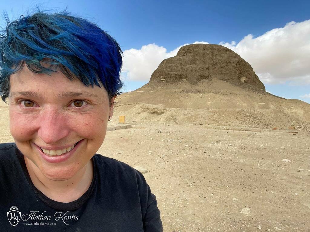AletheaKontis's tweet photo. Al-Lahun - our last (and one of my favorites) pyramid! ๐๐ซ๐
.
#ATPChaosEgypt @ktempestbradford @piperjdrake @aletheakontis @tinytempest #FayoumPyramid #Hawara #ElLahun #MeidumPyramid #Labyrinth #authorsofig #landscapephotography #VisitEgypt #ancienโฆ https://t.co/zppfW8vhBr https://t.co/IM7vuUsp2Y