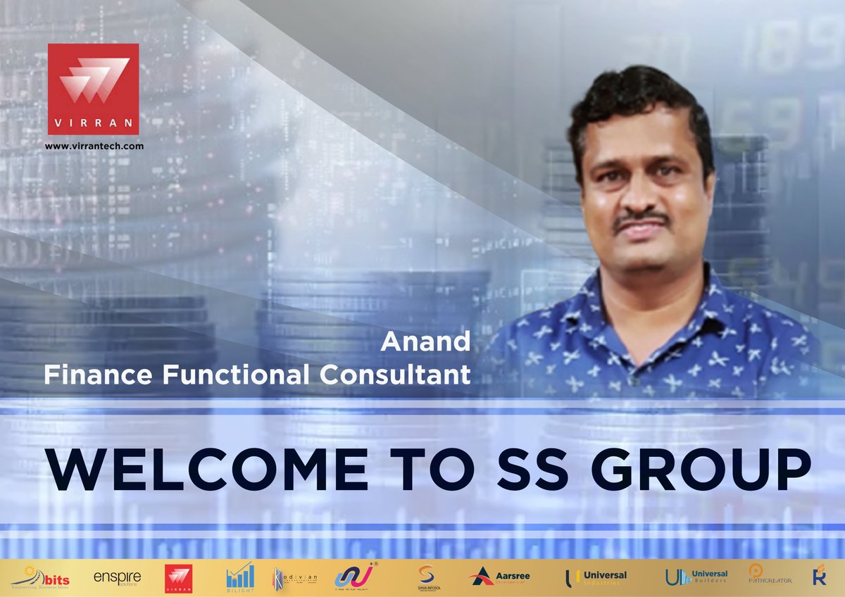 virrantech's tweet photo. Welcome to the team, Anand!
All the team members and management is thrilled to have you on board. You are going to be a valuable asset to the company and we can’t wait to work with you.

Virran Tech Solutions

#SSGroup #WelcomeOnboard #team #work #management #tech
#Management https://t.co/YzH6UfzlTJ