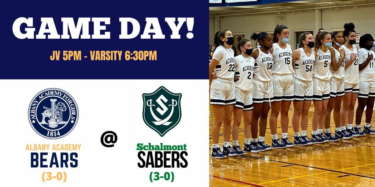 Travel with the Bears tonight to Rotterdam, NY and cheer on the girls!