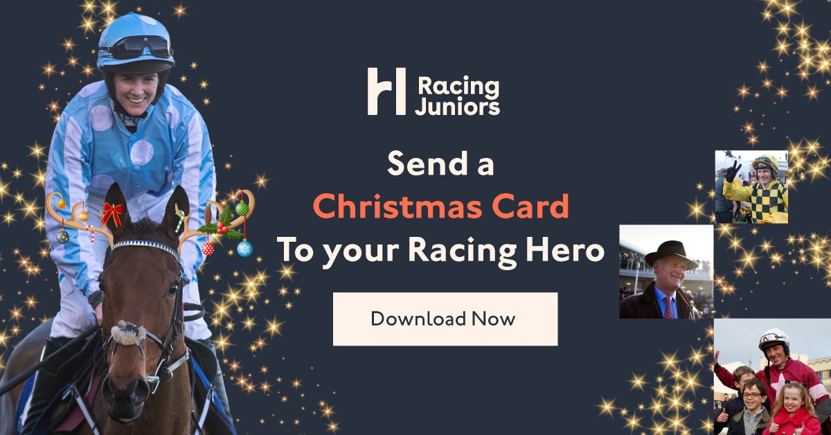 Is there a racing mad child in your life? @hriracing have the perfect festive activity for them!🎄💌

✍️They want their #HRIRacingJuniors fans to send them a Christmas Card for their favourite NH Racing star.

Download template & get your kids involved 👉bit.ly/3ye9UDN