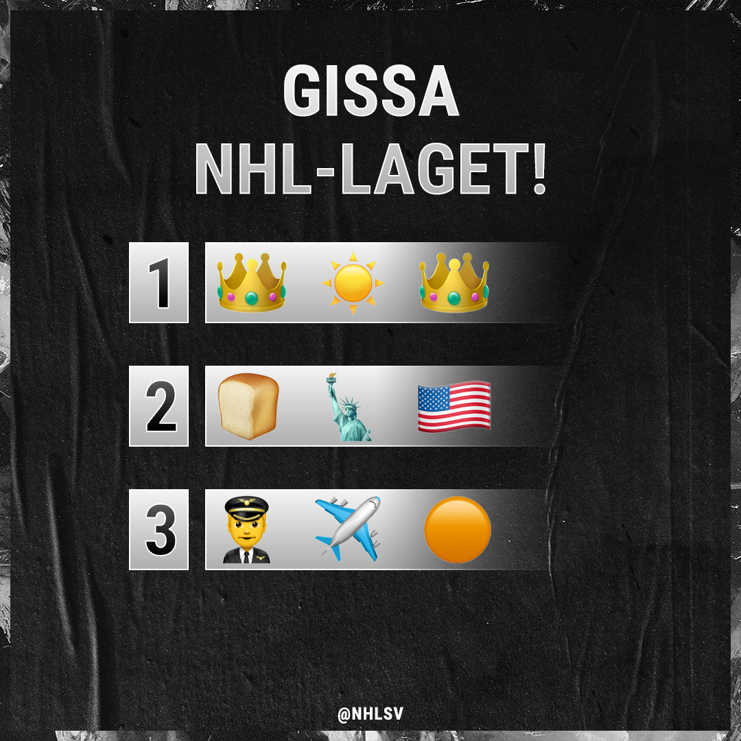 NHL Sverige tweet media