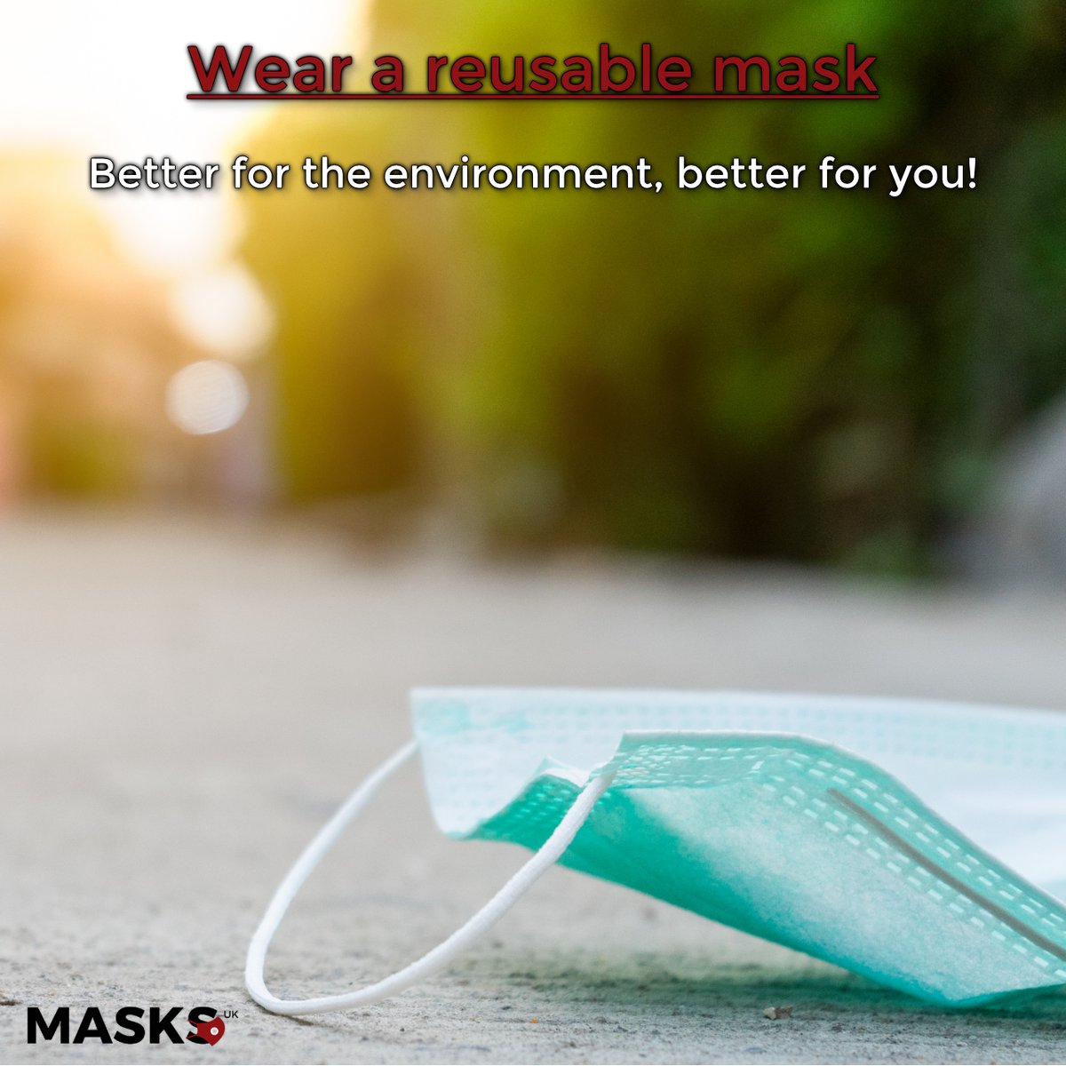 MasksukOfficial's tweet photo. Have you seen that there has been an 9,000% rise of facemask littering?😥

Pick a reusable MasksUK face covering  -washable up to 100 times with no filter required. Better for the environment, better for you and better for your pocket!

👉https://t.co/6s7az3nzsU
#SafeScienceStyle https://t.co/alWnqr0qsM