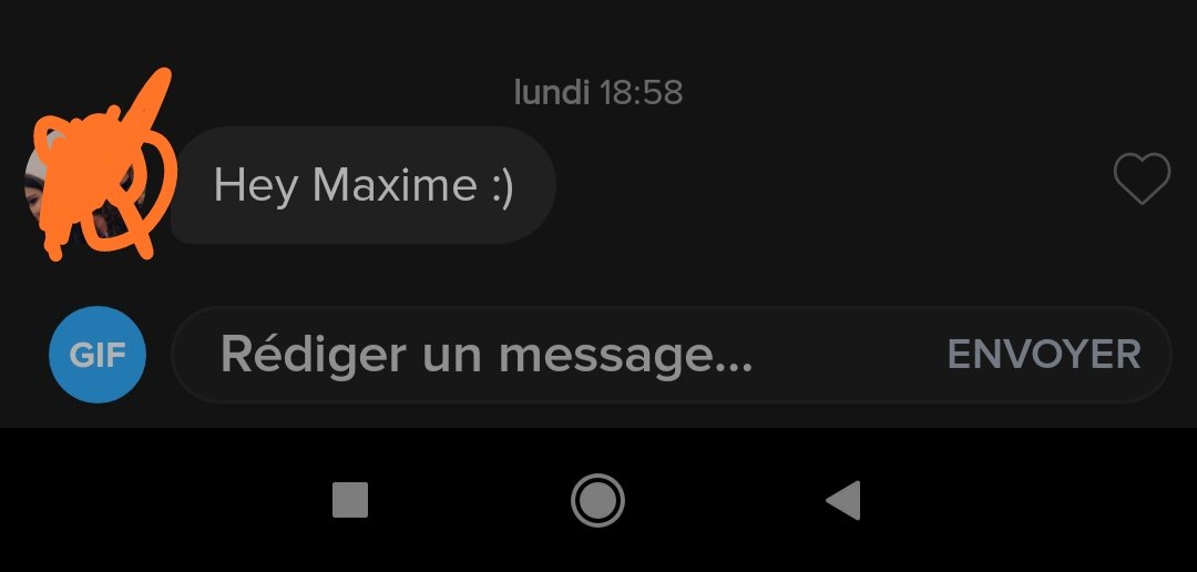 Tryuust's tweet photo. C'est des sociopathes les gens qui commencent une conversation Tinder comme ça, on se connait pas mais maintenant j'ai peur... https://t.co/bwBs4NSH2n