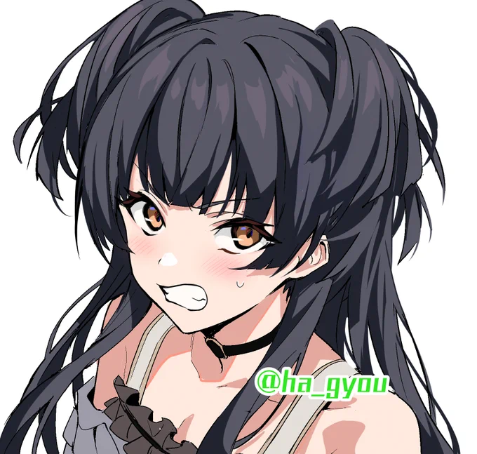 アイコンリクエスト キレ気味冬優子 