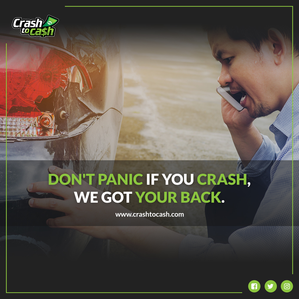 Don't panic if you crash , We got your back. .

For more info:- crashtocash.com

call us for a free consultation by:- 1-855-77 CRASH

#personalinjuryattorney #crashtocash #attorney #georgialawyer #yourcasedeservesus #doctor
