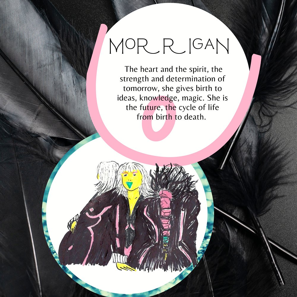 The_Herbert's tweet image. She&apos;s exhausted and needs support, Someone please lend an ear to... One of @array_studios&apos;s characters, The Morrigan!

Find out more about #ArrayCollective #TurnerPrize2021 #Characterdeets here: ow.ly/jpvM50GX72a