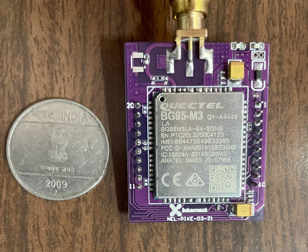 internexteng's tweet photo. Introducing Internext NB-IoT modules fresh out of the oven! 💜💜
Available in low footprint cost optimized version, as well as completely plug 'n' play power optimized boards. Both support full AT command set for seamless communication with carriers in IN, EU, APAC, MEA &amp; US https://t.co/moACnoTD26