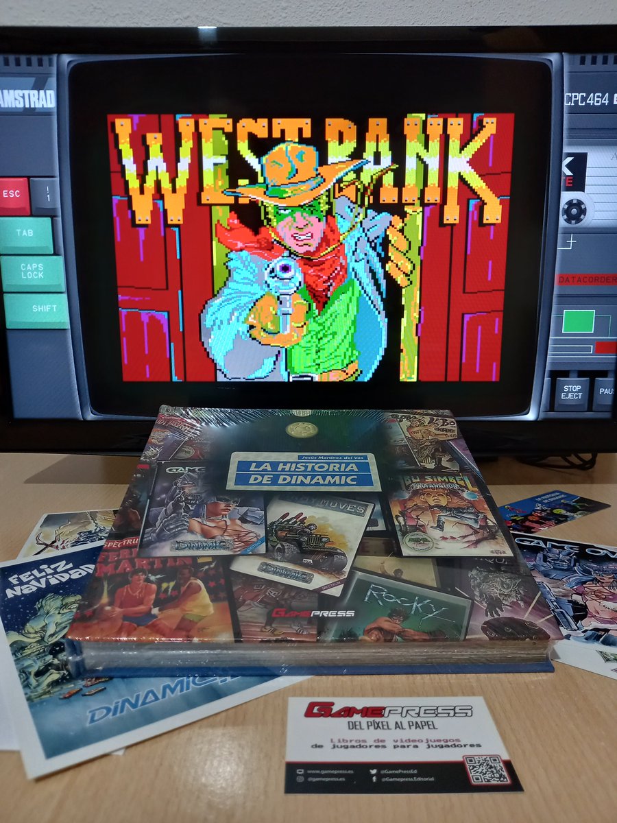Hoy toca mencionar este libro que recibí hace poco, todavía sigue con su plástico, sin profanar. Y aquí estoy dispuesto a desenfundar si es preciso, o movilizar al ejército con tal de conservarlo, aunque se convierta en el final del juego 😉 <a href="/YedaiJamao/">JMV</a> <a href="/GamePressEd/">Game Press</a> #AmstradCPC