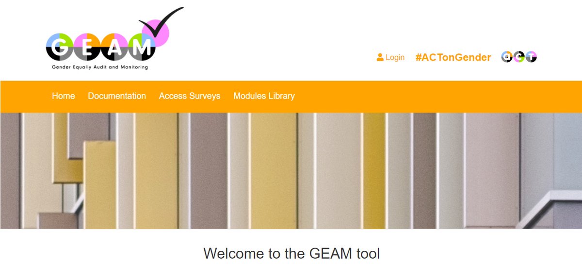 Do you know the #GEAMtool developed by #ACTonGender❓

⚙️✨It is an integrated #survey platform for carrying out #GenderEquality audits at #universities, faculties or #research institutes.  

🔗geam.act-on-gender.eu  

#OurACTonGender

(1/3) ⬇️