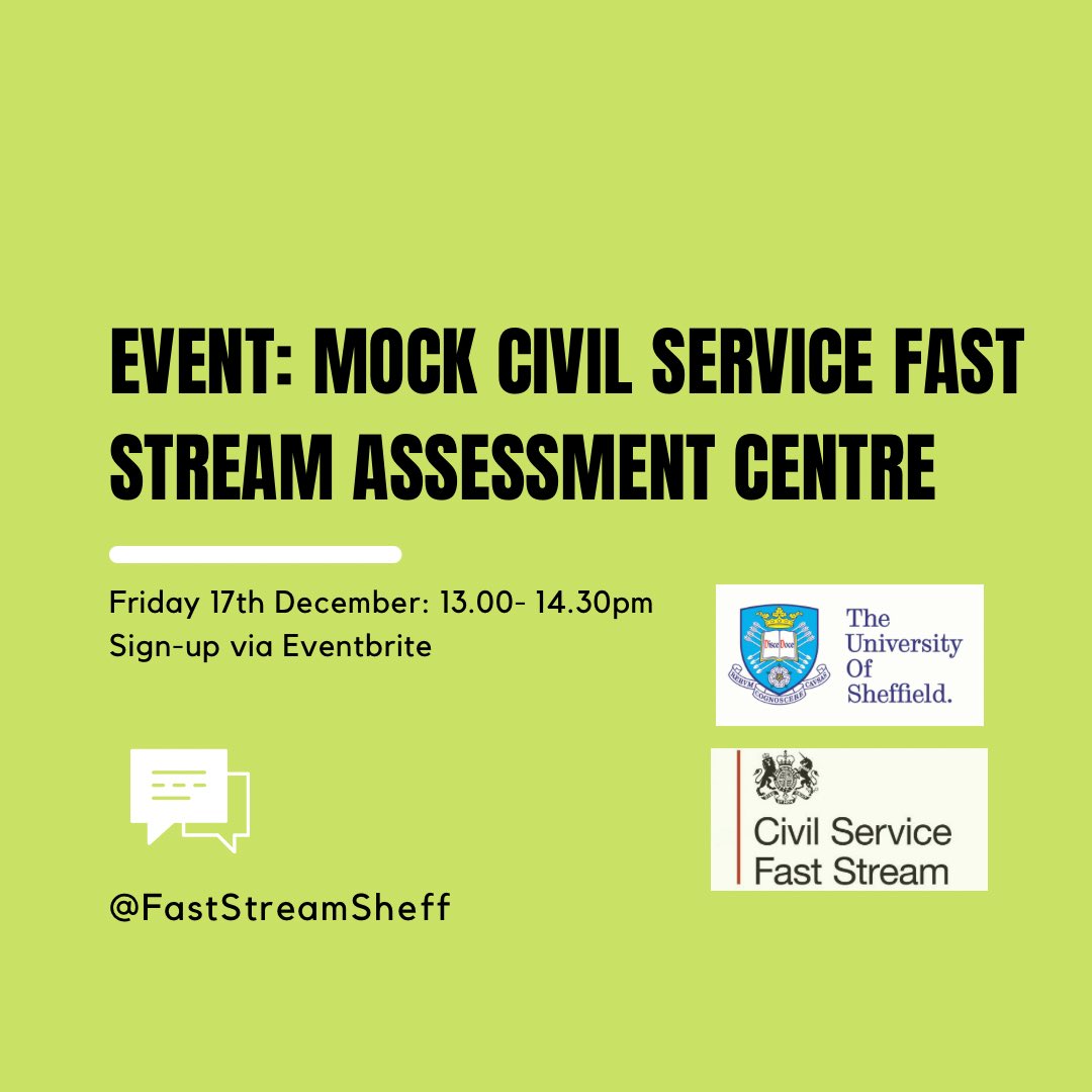 Civil Service Fast Stream - Sheffield tweet media