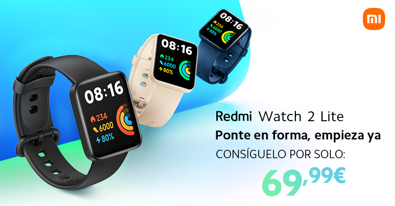 xiaomistore_es's tweet photo. Aterriza el #RedmiWatch2 en las Xiaomi Store y está listo para que vengas a conocerlo en tu Xiaomi Store más cercana. ¡Te esperamos! 😎 https://t.co/dGQRAgB4my