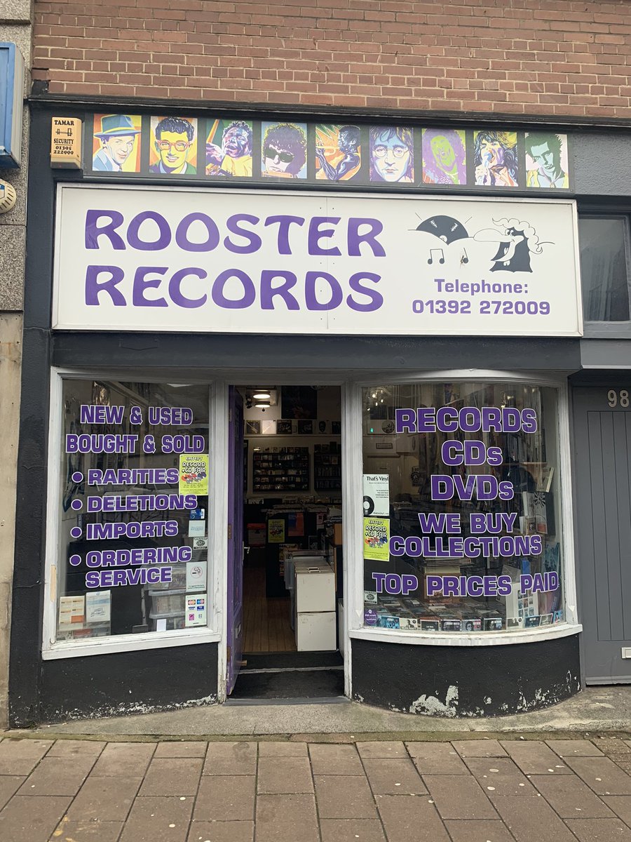 Hey Exeter folks. We have a guest list for our show tonight but we don’t really know anyone round here. So, the next 3 people to buy anything from Rooster Records on Fore Street can get a +1 on our guestlist. 

Sound good?? Course it does ; )