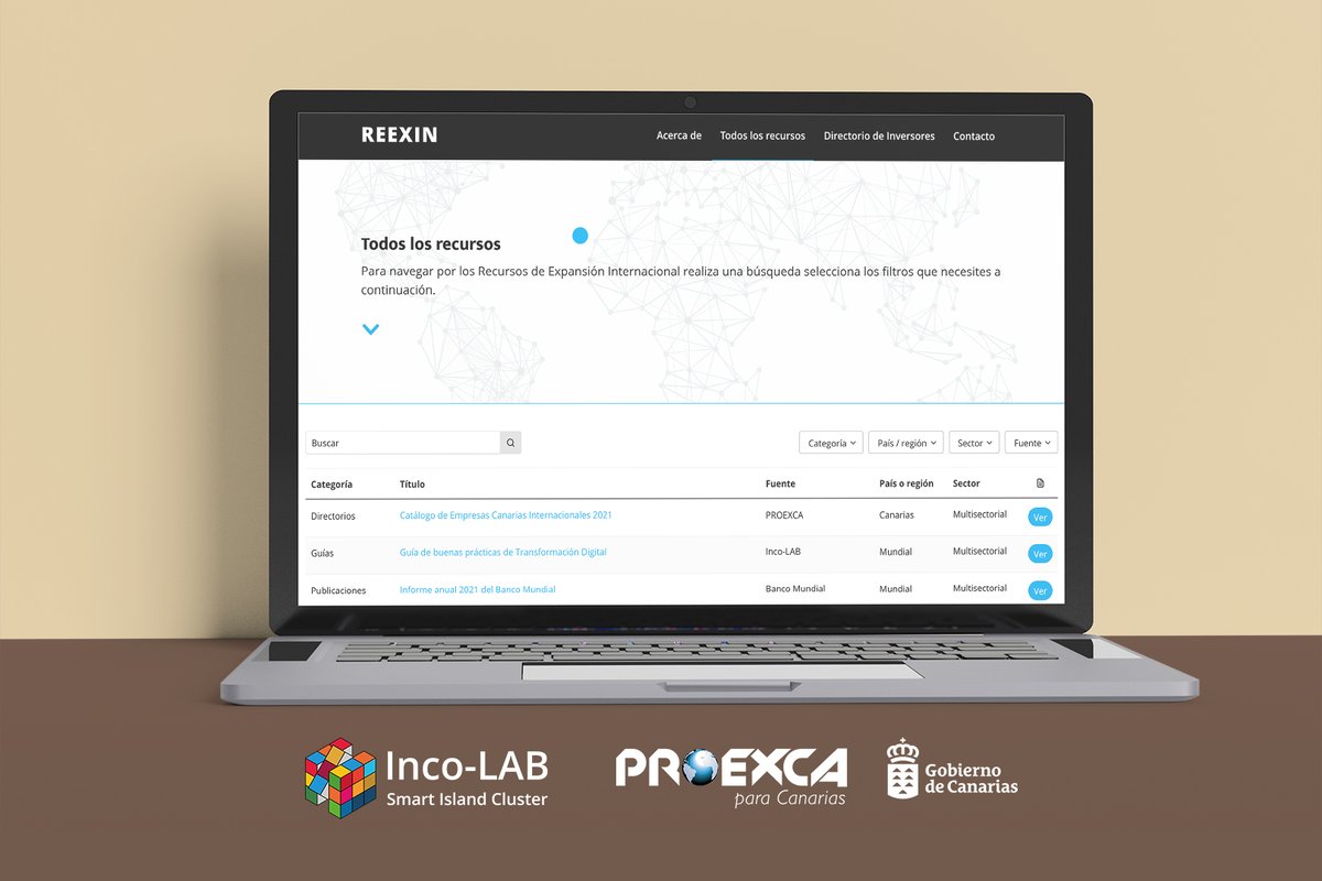 El portal de Recursos de Expansión Internacional #REEXIN impulsado con la ayuda de <a href="/proexca/">Proexca</a> sigue creciendo para unificar toda la información útil en materia de #internacionalización, en un mismo lugar 
smartislandcluster.org/reexin/todos-l…

#DesarrolloInteligente #ODS17