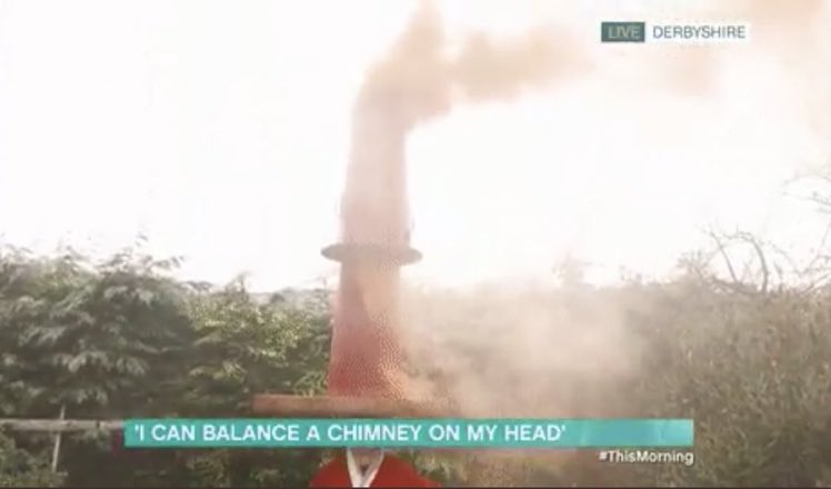 AyoCaesar's tweet photo. Thus answering the question, what’s she gonna look like with a chimney on her? https://t.co/rVP7gNaUQk