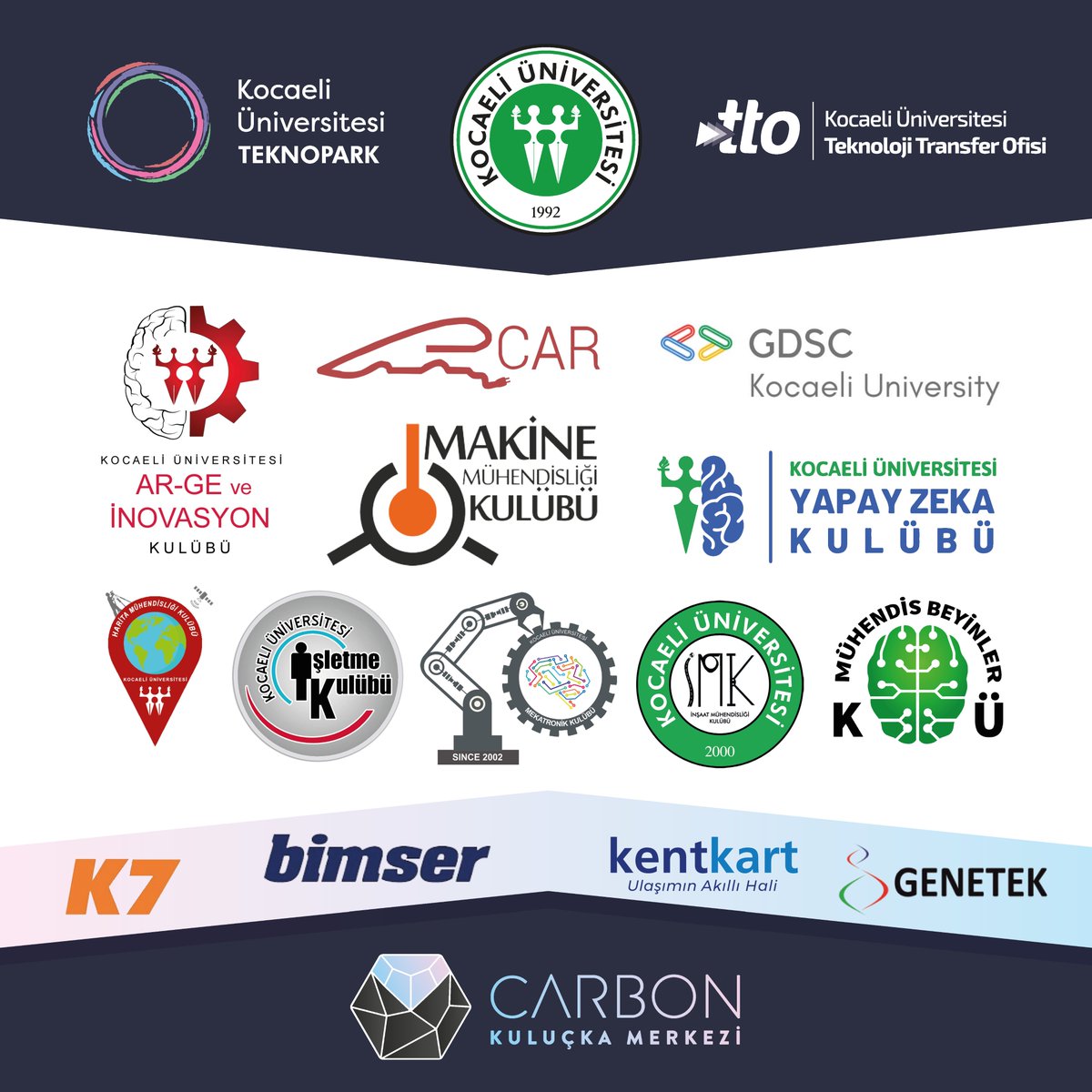 KOUTeknopark's tweet photo. KOÜ ev sahipliğinde Carbon Girişimcilik Programı kapsamında KOÜ Teknopark bünyesindeki firmaların çalıştıkları sektörlerdeki trendleri anlatacakları etkinlikte yarın Kocaeli Üniversitesi ögrencileri ve akademisyenleri ile buluşuyor.
Katılım linki: https://t.co/X8KE76BDk4 https://t.co/OKbGRkw1M4