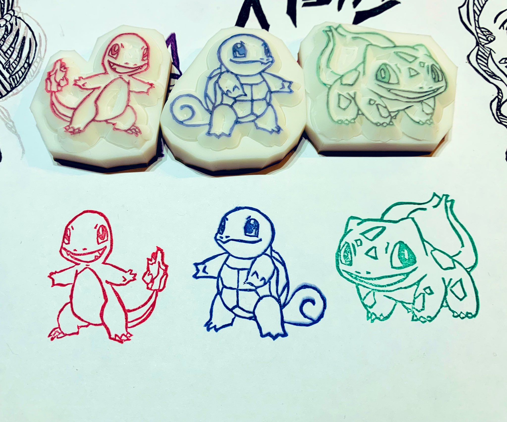 タク 消しはん 御三家 ポケモン 御三家 消しゴムはんこ 消しはん T Co 8arxcwoovo Twitter