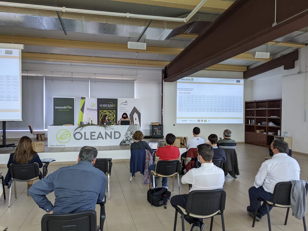 LifeSolieva's tweet photo. The final results with phenolic extracts and functional food performed by @CTCAlimentacion and @citoliva show that the biological  compounds from the table olive industry are suitable for the development of healthier food https://t.co/W41r9OZdFQ
