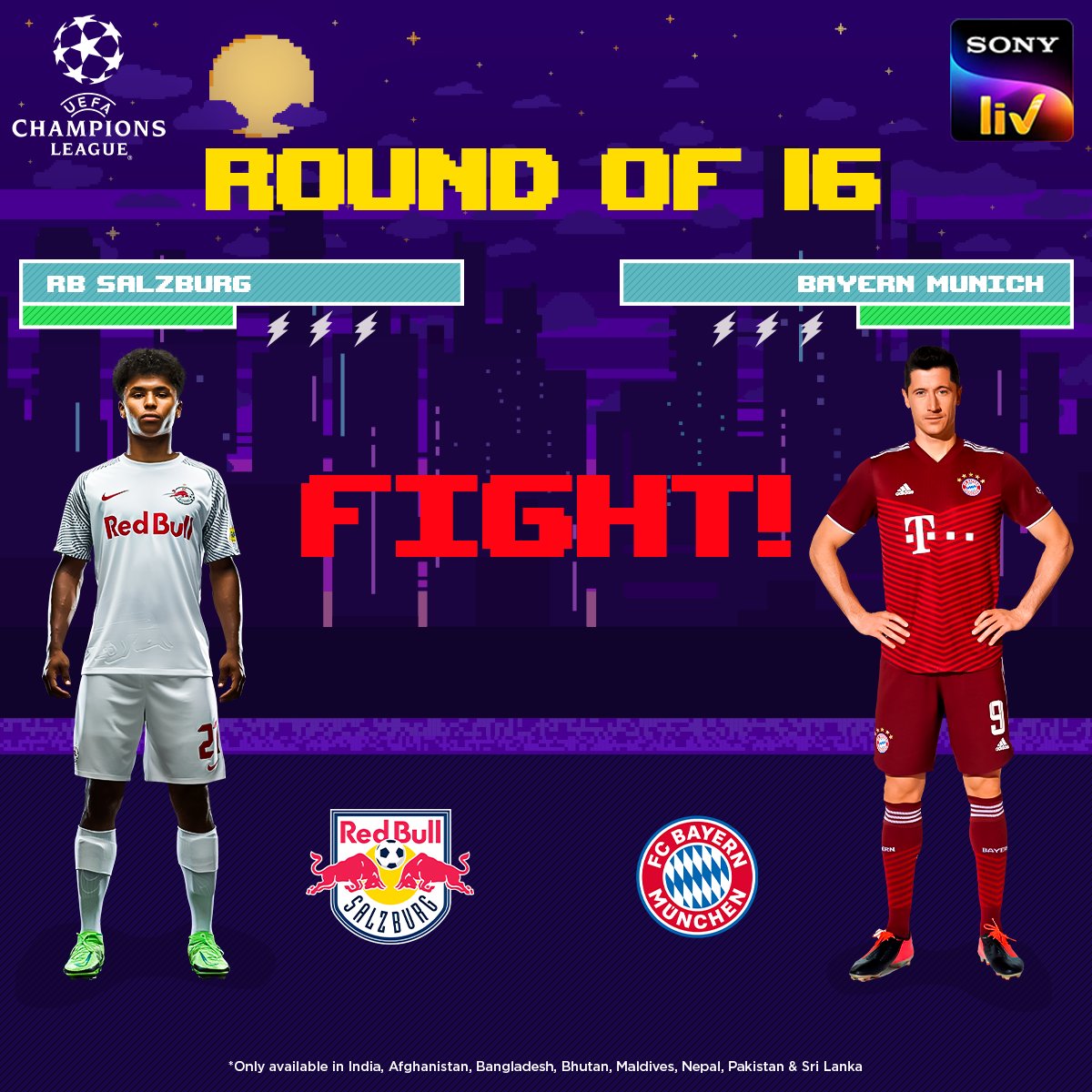 SonyLIV's tweet photo. Whetting your #UCL appetite for 2๏ธโฃ0๏ธโฃ2๏ธโฃ2๏ธโฃ with 8๏ธโฃ mouth-watering โ๏ธ in the Round of 16 ๐คค
CAN'T. WAIT. FOR. IT. ๐ฅ
#UltimateClashofLegends https://t.co/BaYwZqnqx3