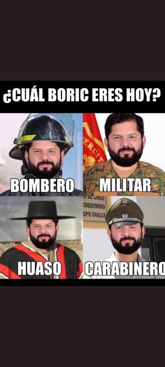 indepChile2021's tweet photo. RT | ¿Cuál Boric eres hoy? #ElVolteretas #ElOrinas https://t.co/MavOf2BMf5