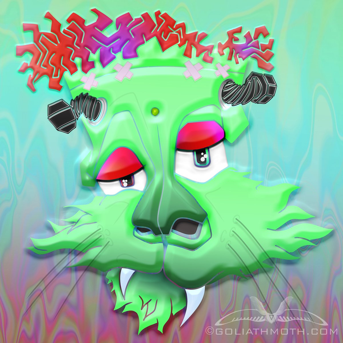 GoliathMoth's tweet photo. Wacky post by @vinnikiniki !
Do you also have what it takes to be a Goliath Moth artist? Apply here: https://t.co/36yIijKzVW https://t.co/LJsoJpk7BD