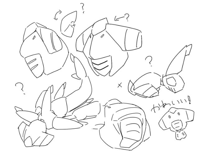 最近のなんか長いやつじゃなくて初期の頭について考えてるんだけどユイチイタンのとさかわからんゾーンに入ってしまって頭を抱える 