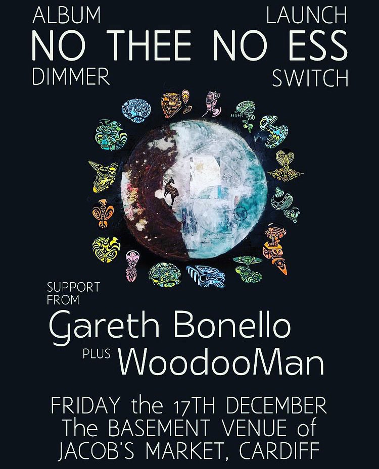 ***CARDIFF***CAERDYDD***

Nos Wener yma! Lansiad albwm newydd <a href="/thee_ess/">No Thee No ess</a> gyda <a href="/apHUW/">iwan Ap huw morgan</a> a finne’n cefnogi - Gig ola’r flwyddyn!

This Friday night! Celebrating the launch of ‘Dimmer Switch’ by <a href="/thee_ess/">No Thee No ess</a> with <a href="/apHUW/">iwan Ap huw morgan</a> and myself supporting - Last gig of 2021!

Jacob’s Market
Doors - 7pm