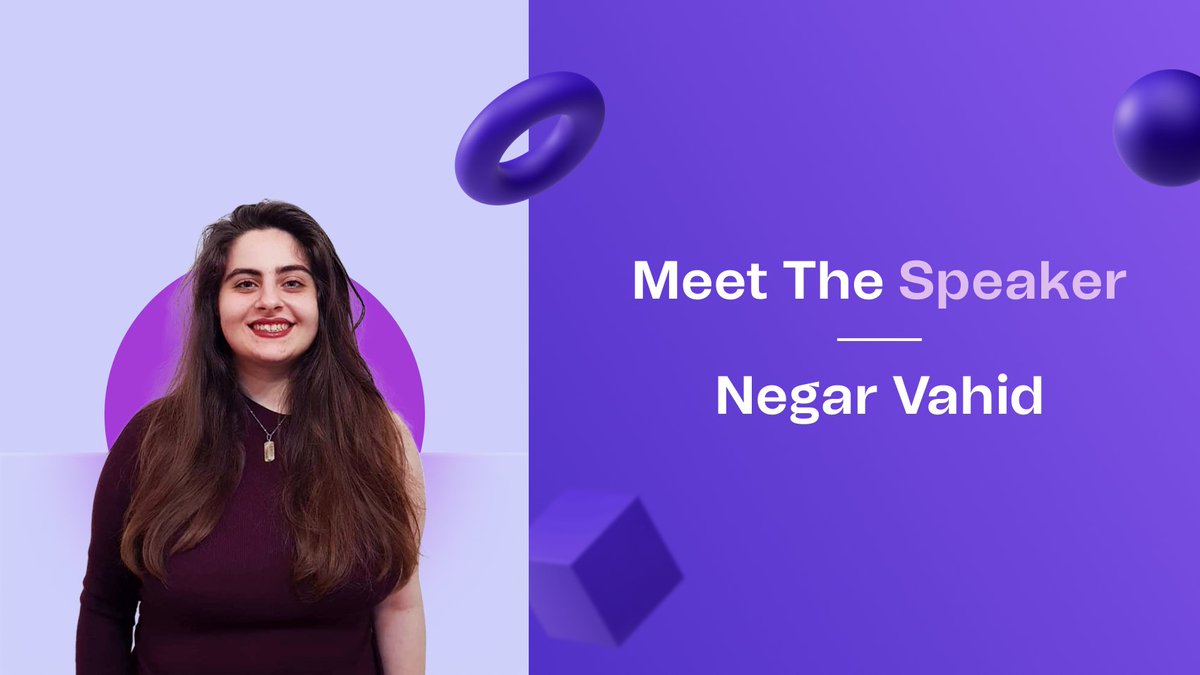 jungleprogram's tweet image. 🚀 The meet-up is happening today at 6 pm 
(Berlin time zone)

👩‍💻 Meet the speaker @Negarvahid1!

Please register here 👉 lu.ma/ni12qzr8

Negar is the founder and CTO of Elaratech and the lead teacher of the #Python Essentials program at @jungleprogram.

#scientists #AI