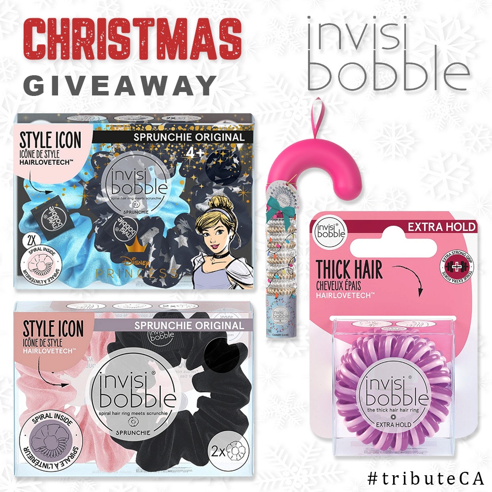 Today's <a href="/tributemovies/">tributemovies</a> Christmas giveaway  on Instagram is a selection of fun invisibobble hair products including the Disney Princess Collection Cinderella Sprunchie! Click the link in <a href="/tributemovies/">tributemovies</a> bio to enter on Tribute.ca site for details!