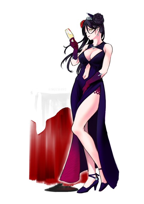 ドレス代理人は個人的に典型的な失敗に陥りました。
描き直す気力もないので、色ラフを投げて仕舞いです。

※あまりにも低画質だったので再アップ 