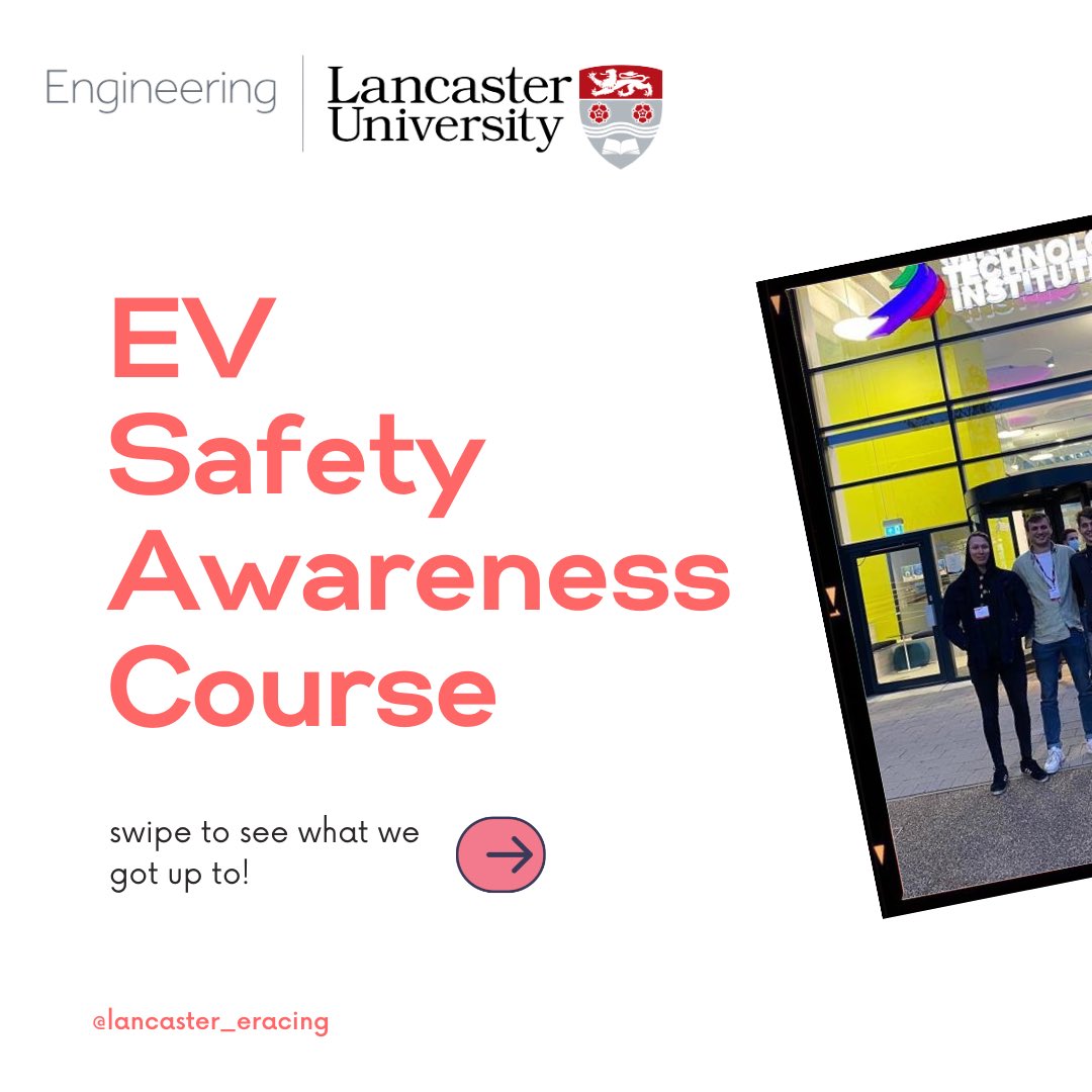 racinglancaster's tweet image. Last week, members of the team who are working on the HV and LV systems attended a talk hosted by @HypermotiveLtd in association with IMechE to further our understanding of electrical safety.
#formulastudent #formulastudent2022 #hypermotive #imecheformulastudent #imeche