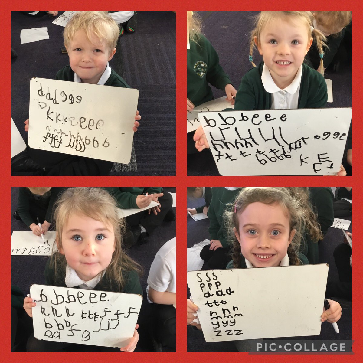 BaderPrimary's tweet image. We have been trying really hard in Reception with our letter formation. Look at our hard work 😀#EYFSPhonics