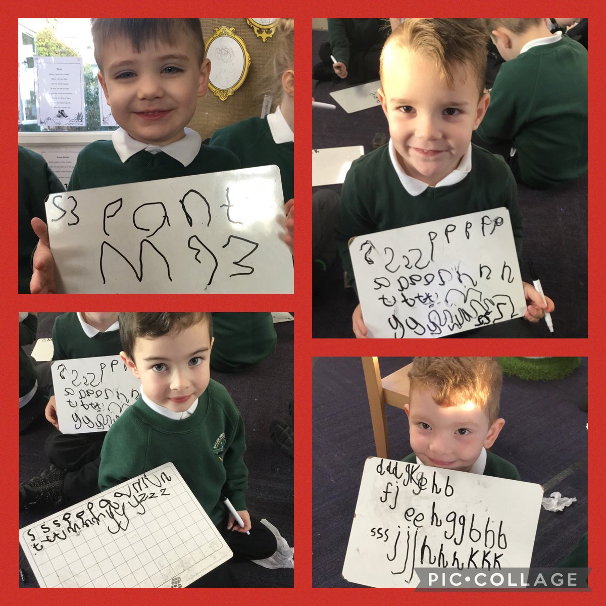BaderPrimary's tweet image. We have been trying really hard in Reception with our letter formation. Look at our hard work 😀#EYFSPhonics