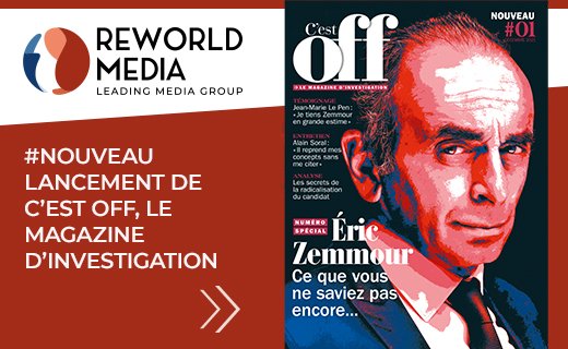 ReworldMedia's tweet photo. #ReworldMedia #CestOff #lancement #investigation
Bienvenue à C'est Off, le nouveau magazine d’investigation lancé par Reworld Media. Le trimestriel s’intéresse aux grands sujets politiques, sociétaux ou économiques qui font l’actualité.
👉 Plus d'info : https://t.co/4n7kblzjGZ https://t.co/GYXoap3c64