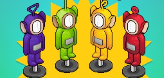 Sorteo un traje de Teletubbies.

-El color será a elección del ganador/a. 

Follow y Rt. ✨
Termina en la tarde-noche. ✨