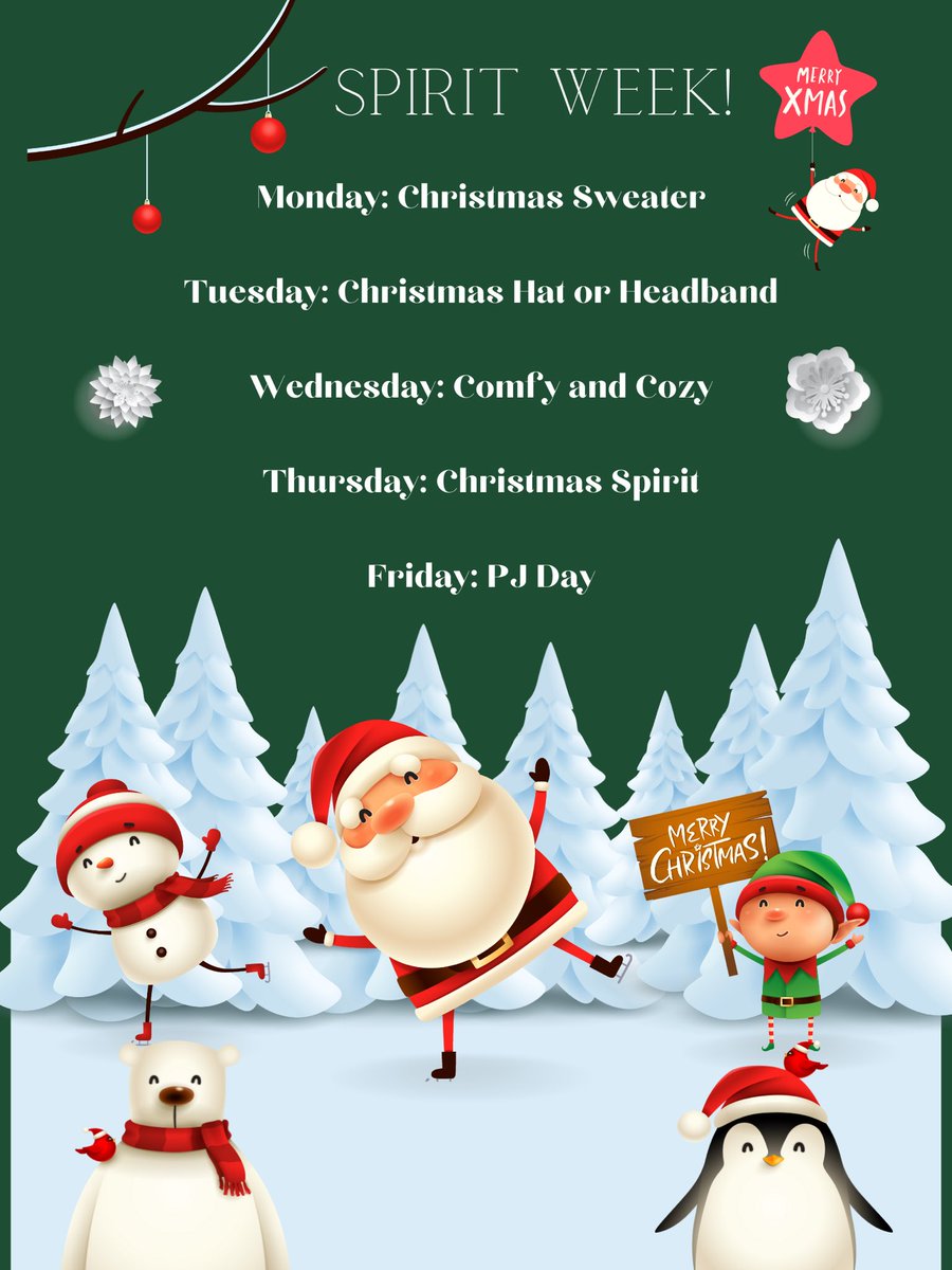 MsECoote's tweet photo. Christmas Spirit week for my grade 8 VLES students! #Christmas #IBelongHereCDSBEO #VirtuallyTogether https://t.co/AacmpJW7GY