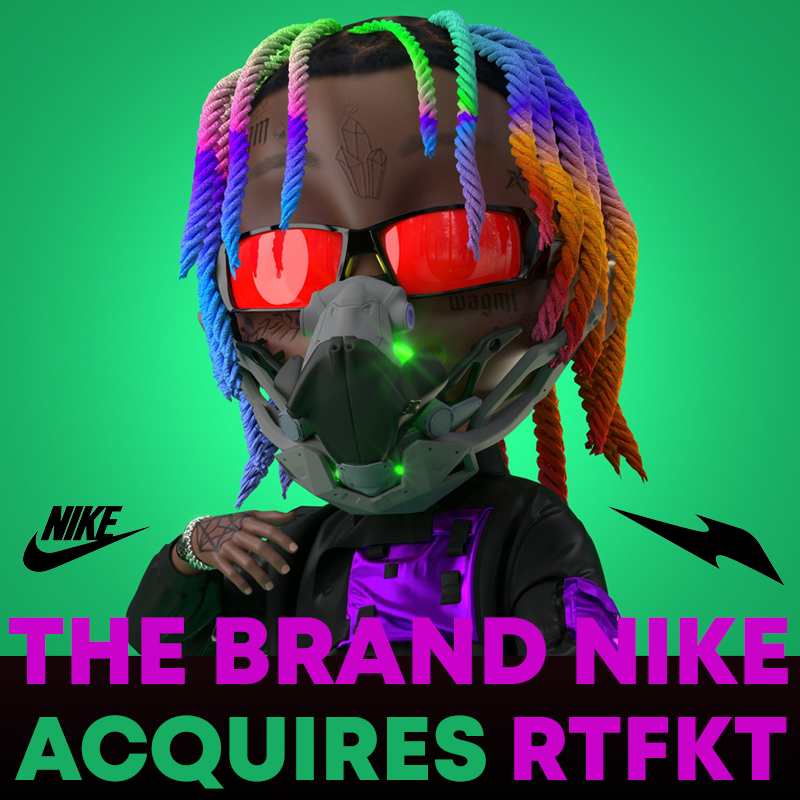 Cryptoinvest__'s tweet photo. Nike just bought a virtual shoe company that makes NFTs @Nike @RTFKTstudios #NFT #NIKE #RFTKT https://t.co/xYQyjq0R0d