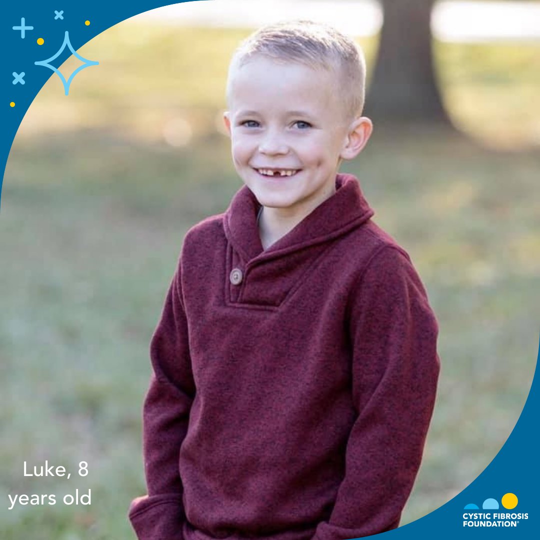 We are entering a new era in cystic fibrosis, with life-changing therapies and promising treatments on the horizon. Yet not every person with CF can benefit from available therapies. Help us make dreams like Luke's possible. Make your year-end gift today:  give.cff.org/eoy5/donate?rb…