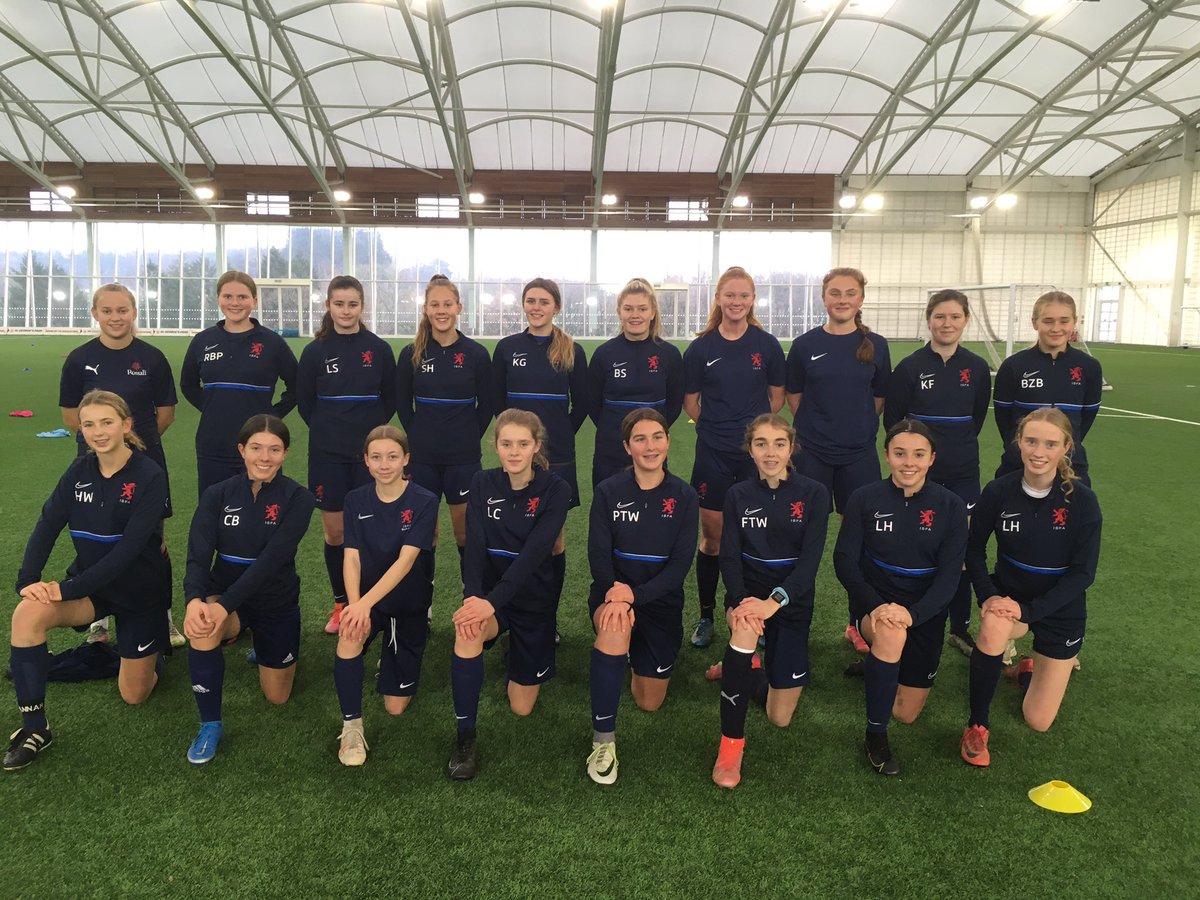 isfafootball's tweet photo. Our Girls U18 and U16 squads have arrived at St George’s Park #ISFAgirls https://t.co/Bts7vCqdnY