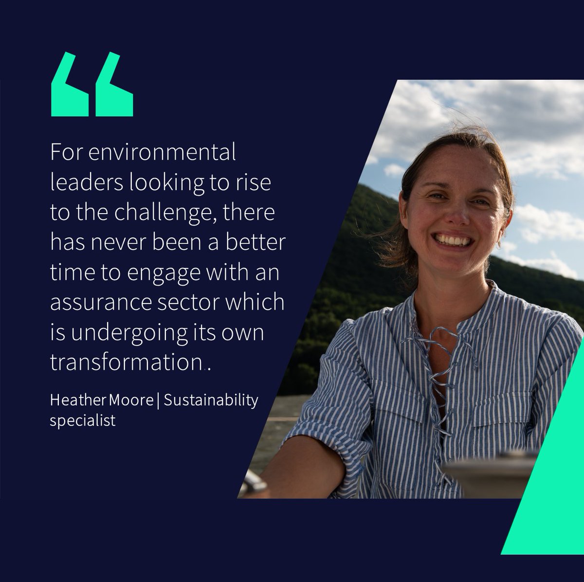 LRQA's tweet photo. How can your assurance programme best support sustainability goals?  Our sustainability specialist, Heather Moore, explains at @ELDaily here 👉 https://t.co/wgIdJPRS1x https://t.co/PY2qLcdL85