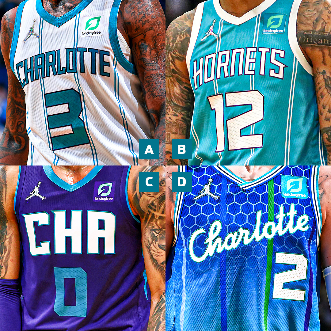 Charlotte Hornets on X: Happy #NBAJerseyDay, Buzz City! 🔥 Which purple  & teal threads are your favorite? #AllFly  / X