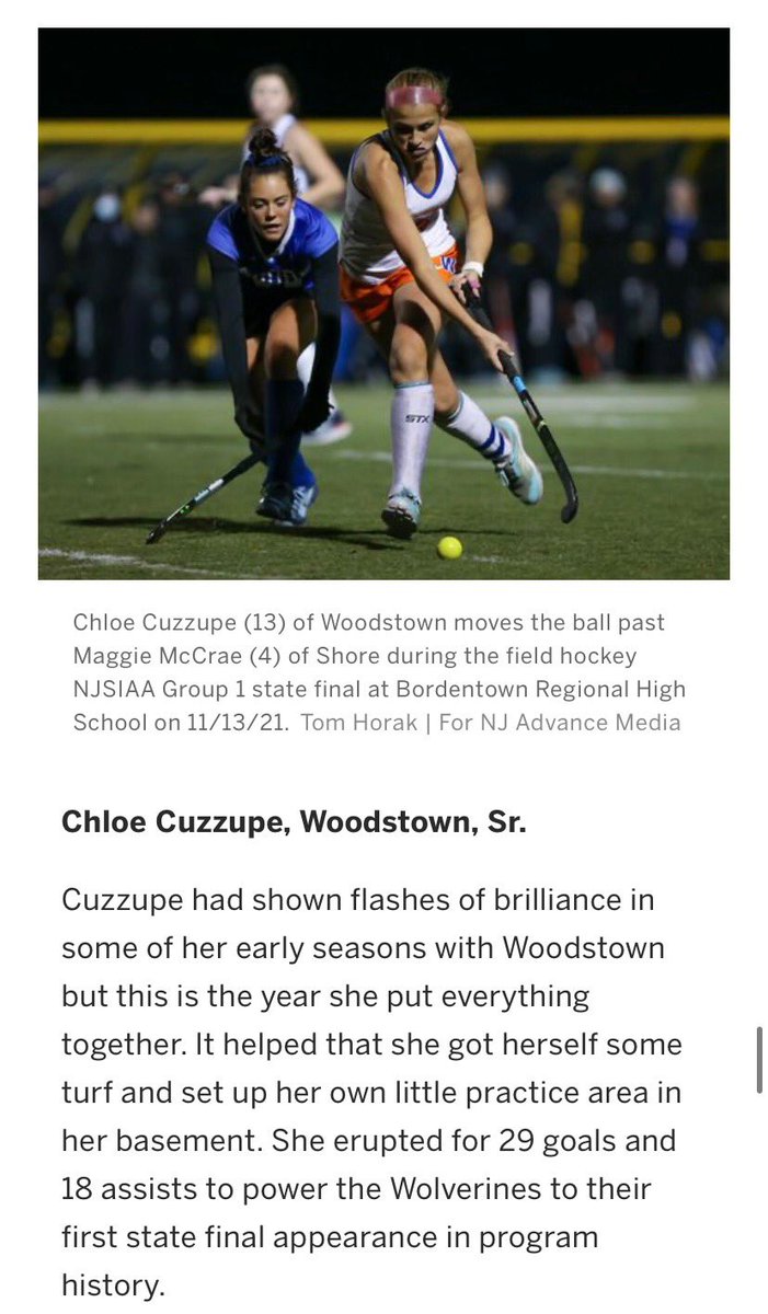 whsfockey's tweet photo. All State 3rd Team!! Dedication, Hard Work, Putting in the time - You deserve all of it Chloe! Congrats!! #13 #KARTFOREVER #FOCKEYFAMILY #FOCKANDROLL https://t.co/vSPZUQYwGB https://t.co/9F6oqJ2laD