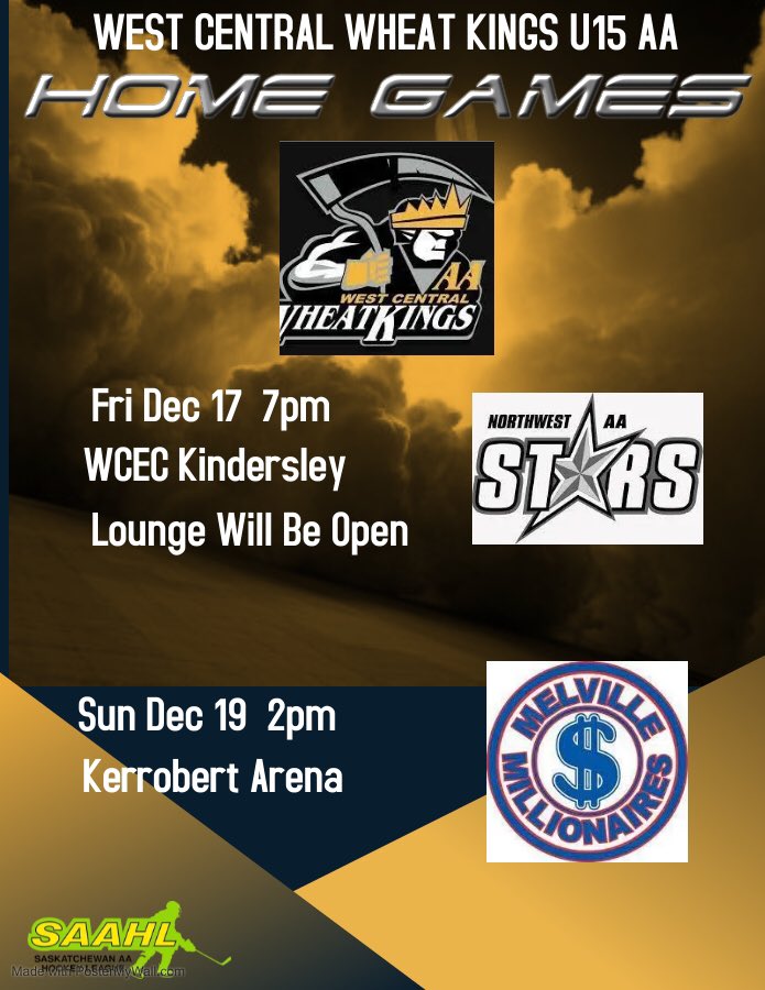 Another great weekend of hockey coming up. #gowheatkings