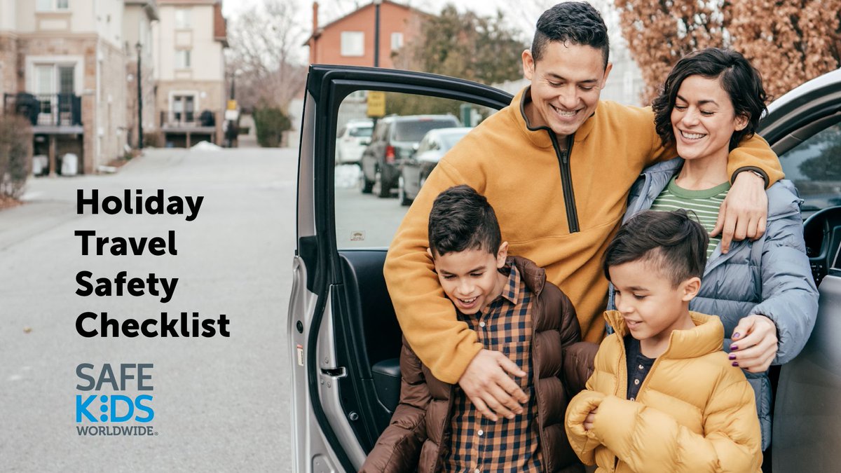 HHSMontcoPA's tweet photo. Parents and caregivers, don’t forget to put safety at the top of your holiday travel checklist. Check out these tips for keeping your kids safe during holiday travel. https://t.co/NeQlYXlMqz #OperationSafeHoliday #BeSafePA #HHSHealthPromotion https://t.co/woLzHXyiOo