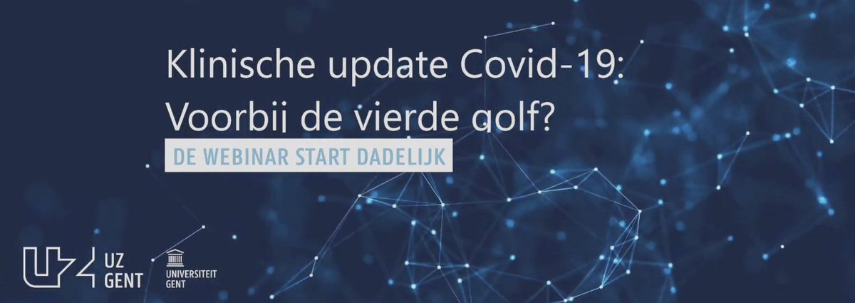 Herbekijk de webinar: Klinische update COVID-19: voorbij de vierde golf? 
youtu.be/OOi-oLBsgME
via <a href="/uzgent/">UZ Gent</a>